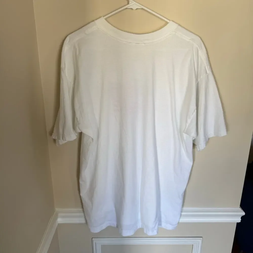 Vintage Cotton Gildan Heavyweight American Flag God Bless America T-Shirt XL - Picture 3 of 9